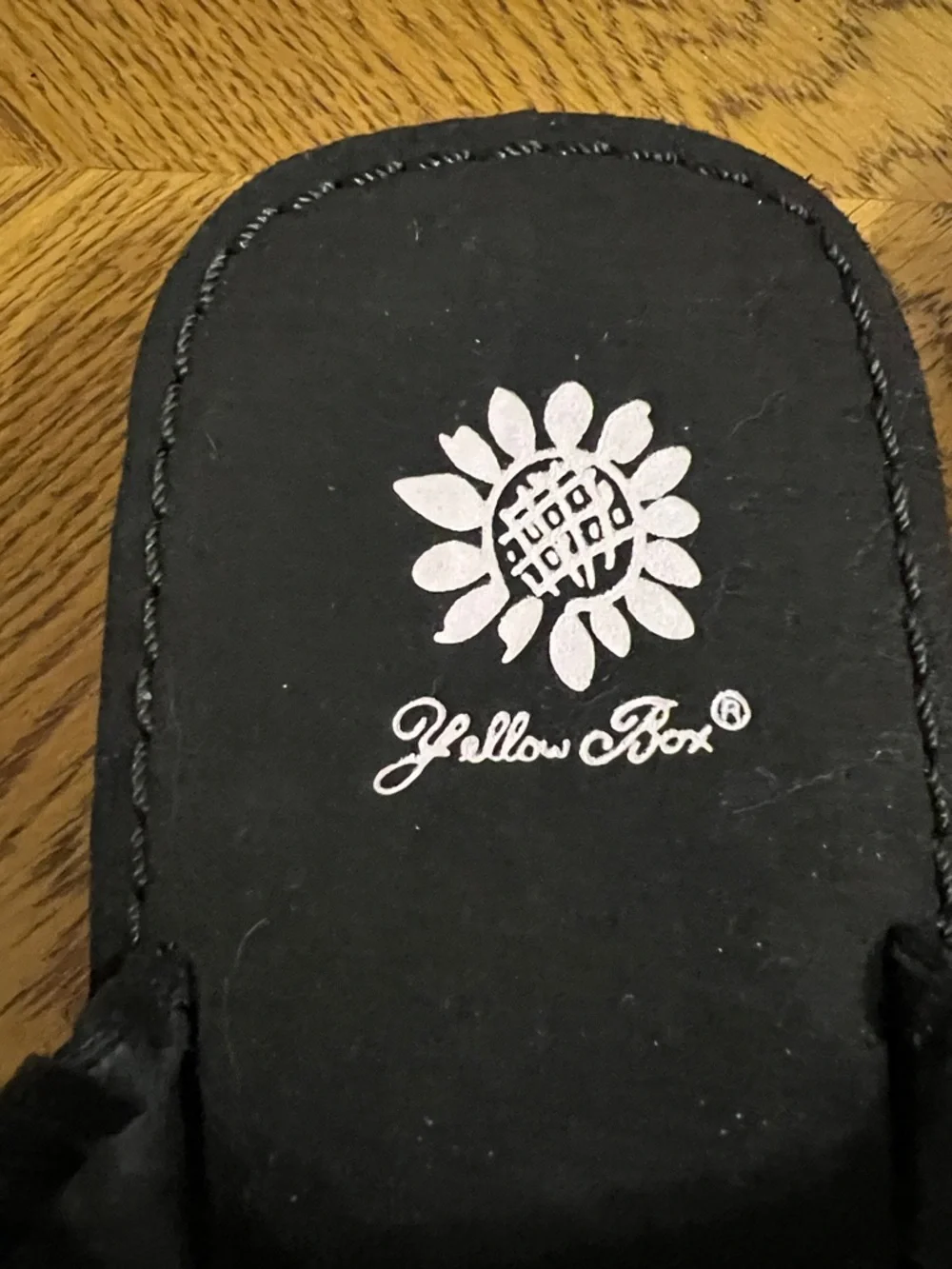 Yellow Box Black Suede Fringe Toe-Post Sandals for Women - Picture 3 of 3
